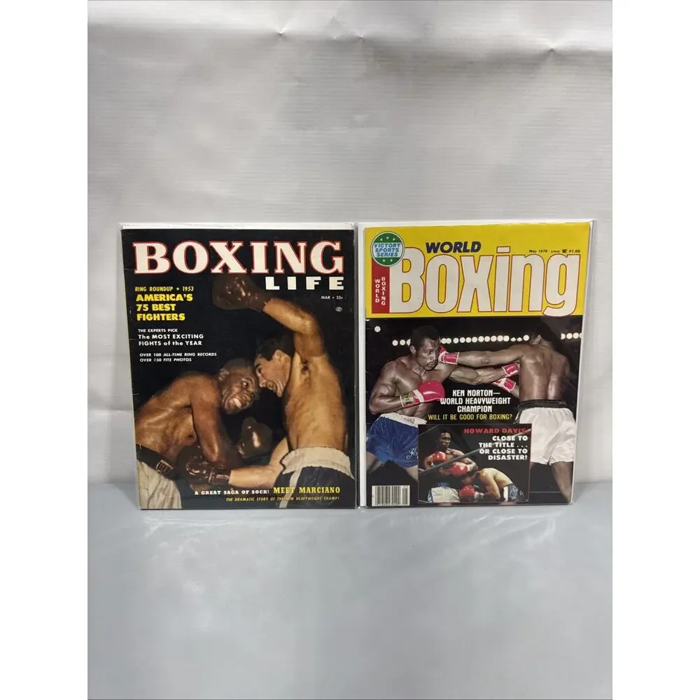 Vintage International Boxing Magazine Lot of 12 1953-1984 Muhammad Ali Liston